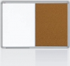 Kombinovaná tabule 60x90 korek/magnet., rám ALU23